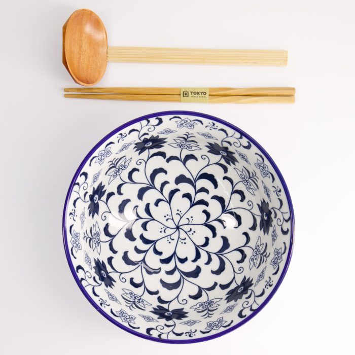 Tokyo Design Studio - Tokyo Blue - Bol à Ramen - Ensemble Cadeau - 3 pièces - 1300 ml – Image 5