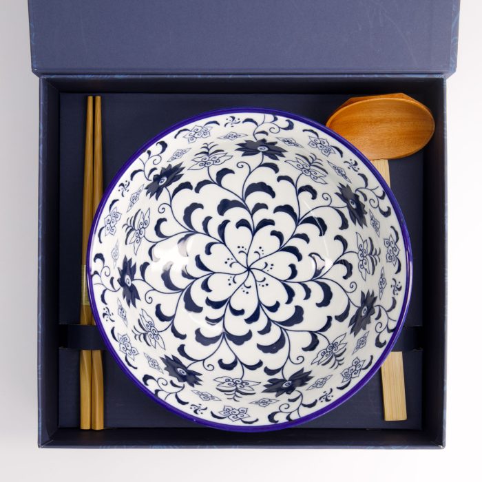 Tokyo Design Studio - Tokyo Blue - Bol à Ramen - Ensemble Cadeau - 3 pièces - 1300 ml – Image 6