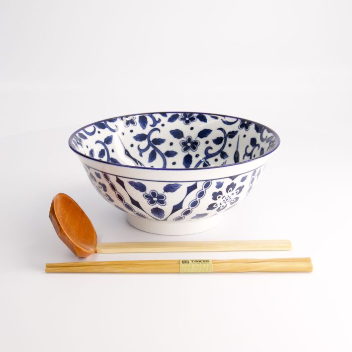 Tokyo Design Studio - Tokyo Blue - Maizuru - Bol de Ramen - Coffret Cadeau - 3 pièces - 1300 ml – Image 3