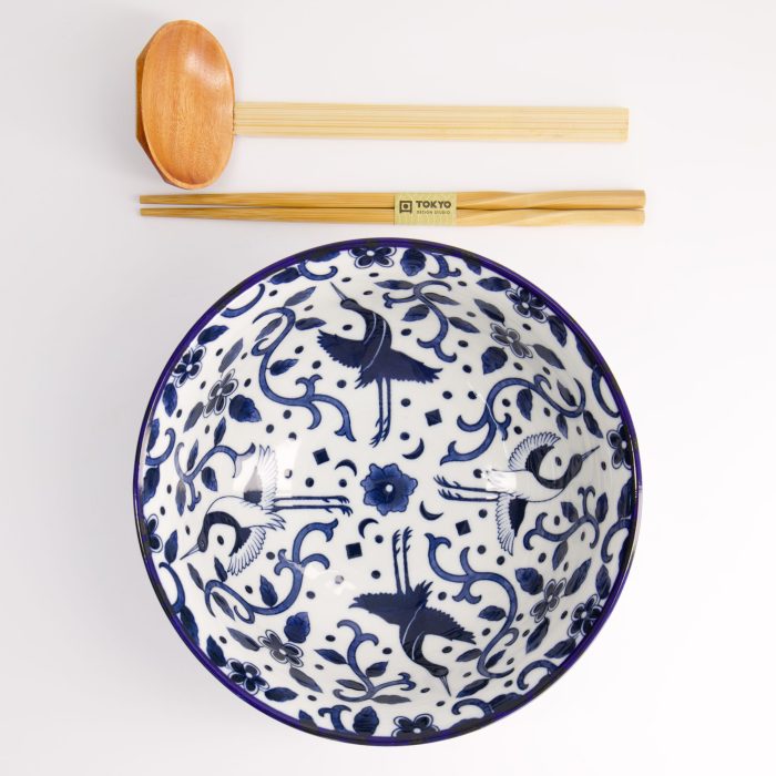 Tokyo Design Studio - Tokyo Blue - Maizuru - Bol de Ramen - Coffret Cadeau - 3 pièces - 1300 ml – Image 4