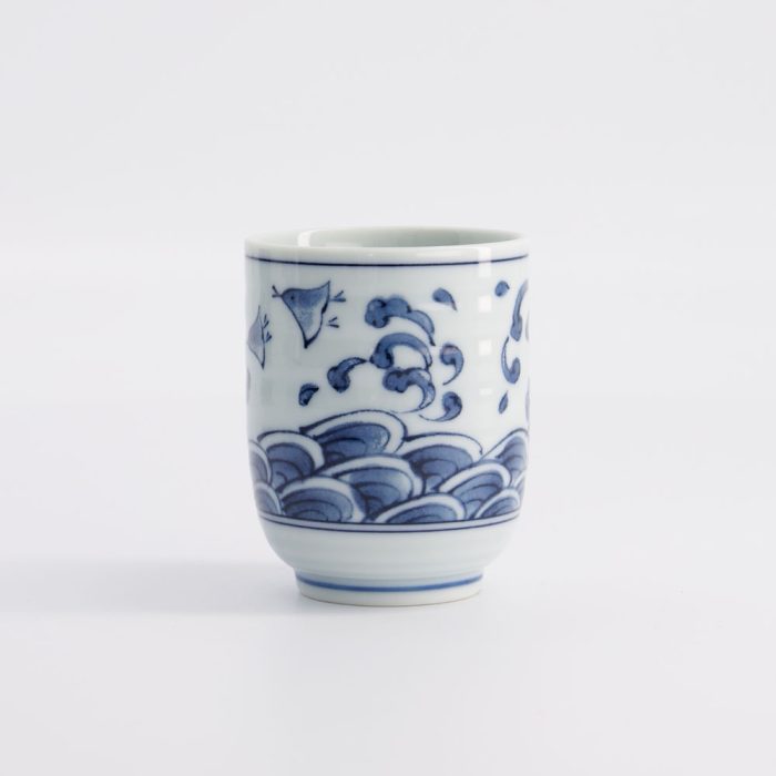 Tokyo Design Studio - Tasse à Thé - Bleu/Blanc - 6,5x7,5 cm - 160 ml – Image 2