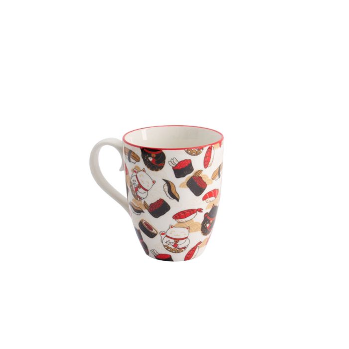 Tokyo Design Studio - Chat Chanceux Mignon - Tasse Avec Boîte-Cadeau - 8,5x10,2 cm 380 ml – Image 3