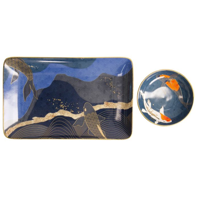 Tokyo Design Studio - Kawaii - Koi - Ensemble de Sushi - 6 pièces - Pour 2 personnes – Image 2