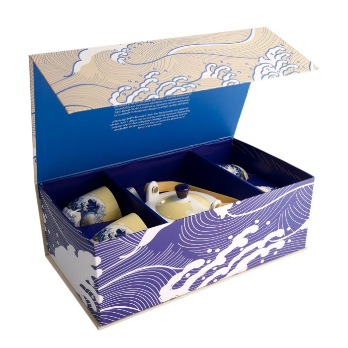 Tokyo Design Studio - Kawaii- Hokusai - Service à thé - Théière avec tasses – Image 2