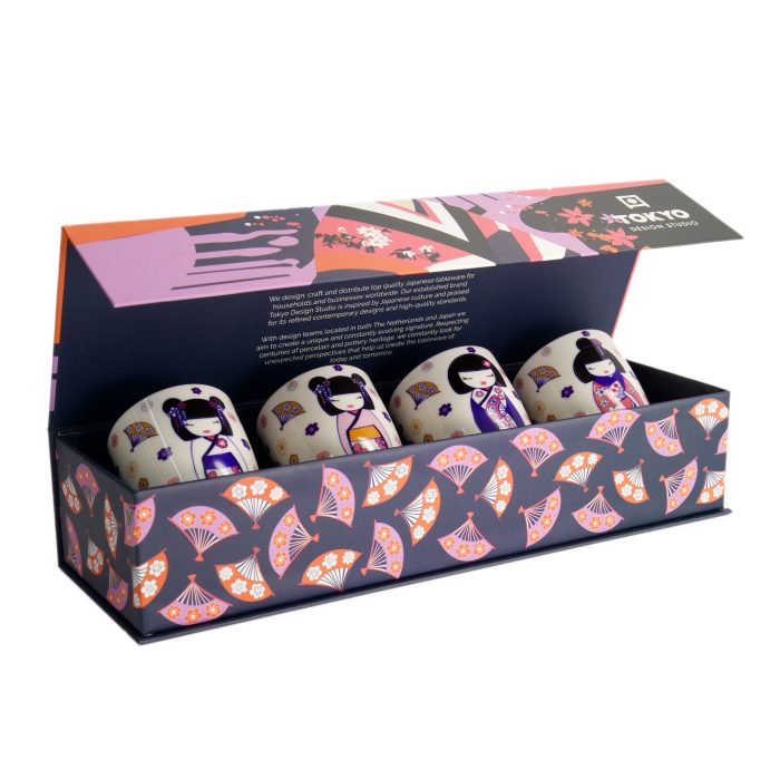 Tokyo Design Studio - Kawaii - Maiko - Ensemble de tasses - 4 pièces - 170 ml – Image 2