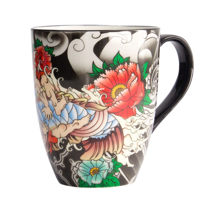Tokyo Design Studio - Mug Yakuza Carpe en Coffret Cadeau - 8.5x10.2cm - 380ml – Image 3