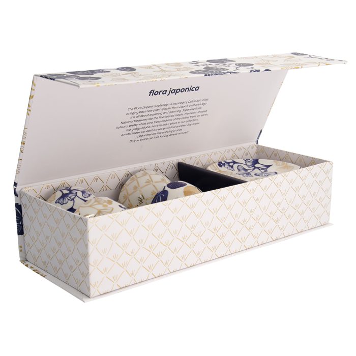 Tokyo Design Studio - Flora Japonica Gold - Ensemble de tasses et soucoupes - 4 designs différents - 100 ml – Image 2