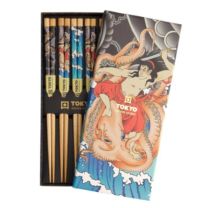 Tokyo Design Studio - Baguettes Yakuza - Coffret Poulpe