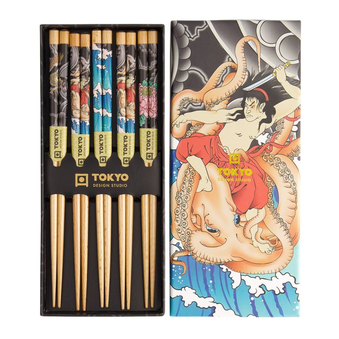 Tokyo Design Studio - Baguettes Yakuza - Coffret Poulpe – Image 2