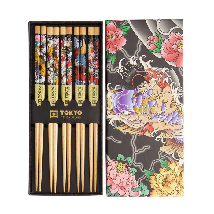 Tokyo Design Studio - Baguettes Yakuza - Coffret Carpe Koi – Image 3