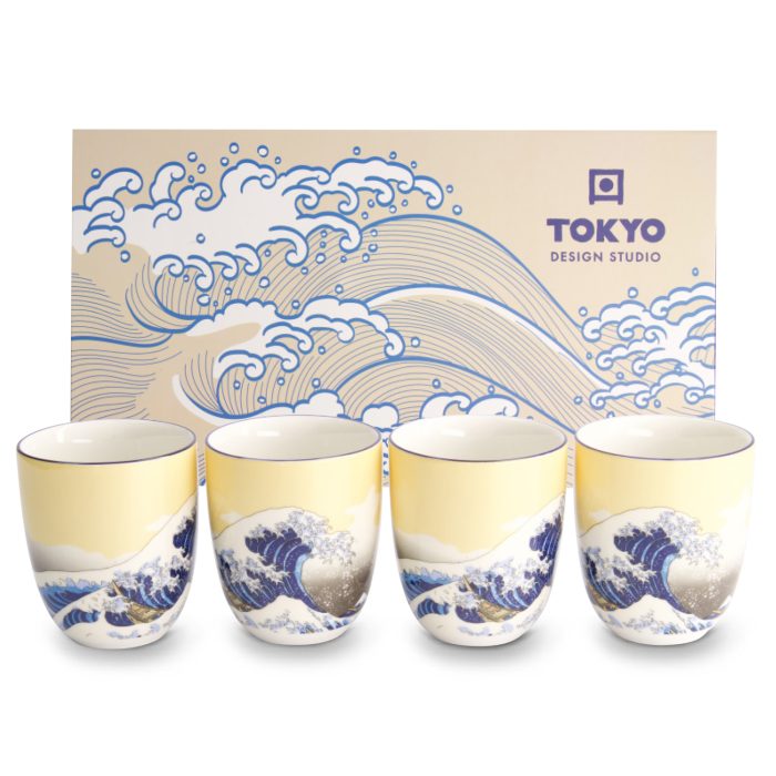 Tokyo Design Studio - Kawaii - Ensemble de tasses - 4 pièces - 7x8cm - 170ml