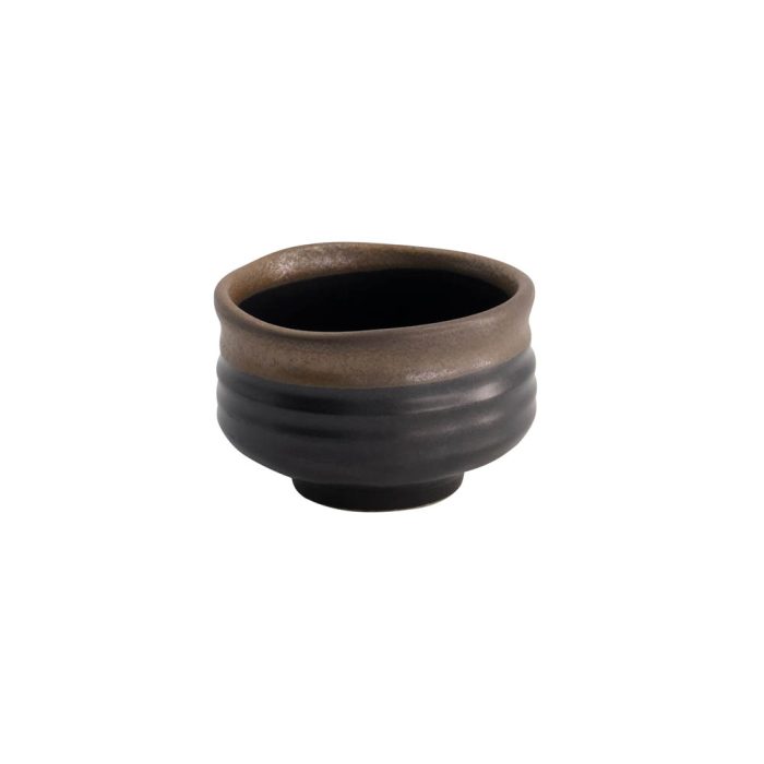 Tasse à Sake/Matcha Tokyo Design Studio - 7,4x4,9cm 190ml Kura-Matt-Nuriwake Noire