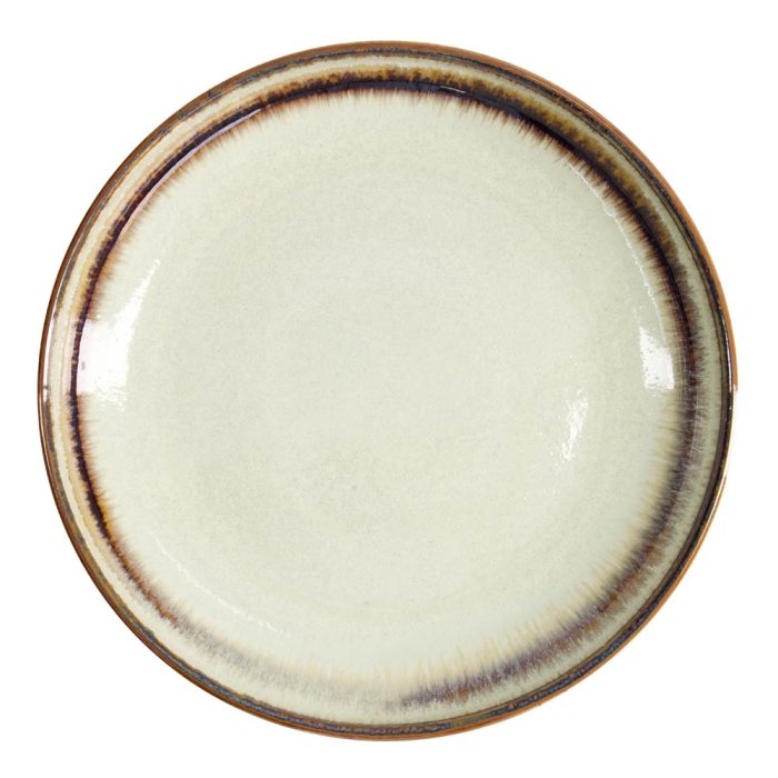 Assiette à pâtes au wasabi de Tokyo Design Studio - 22x4cm - Beige