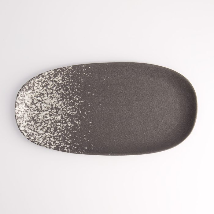 Tokyo Design Studio - Assiette Gris Argenté - Mixte - 15,5x30,5cm – Image 4
