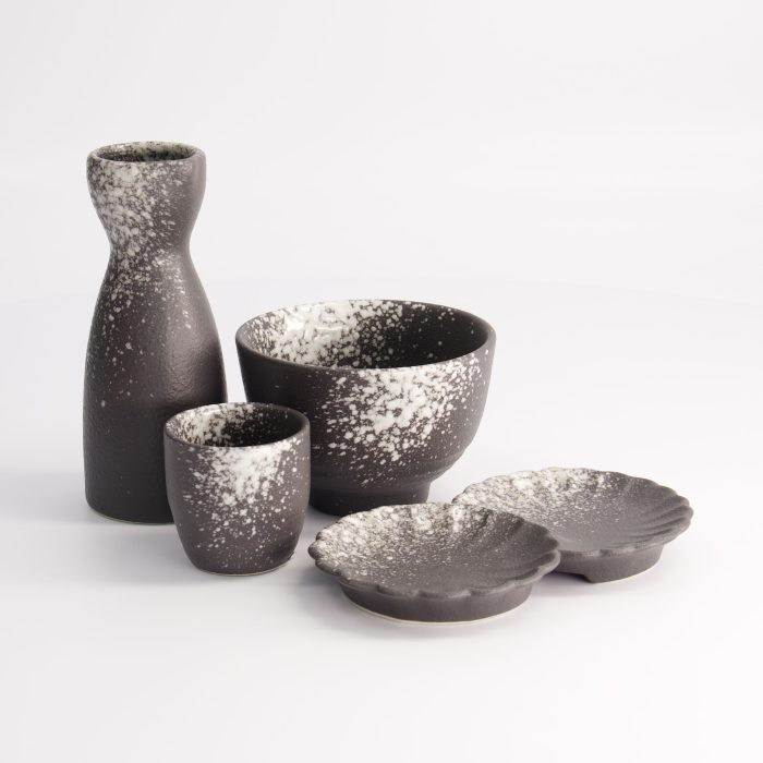 Tokyo Design Studio - Silver Grey - Fleur - Plat à sauce - 14x8,5cm – Image 5