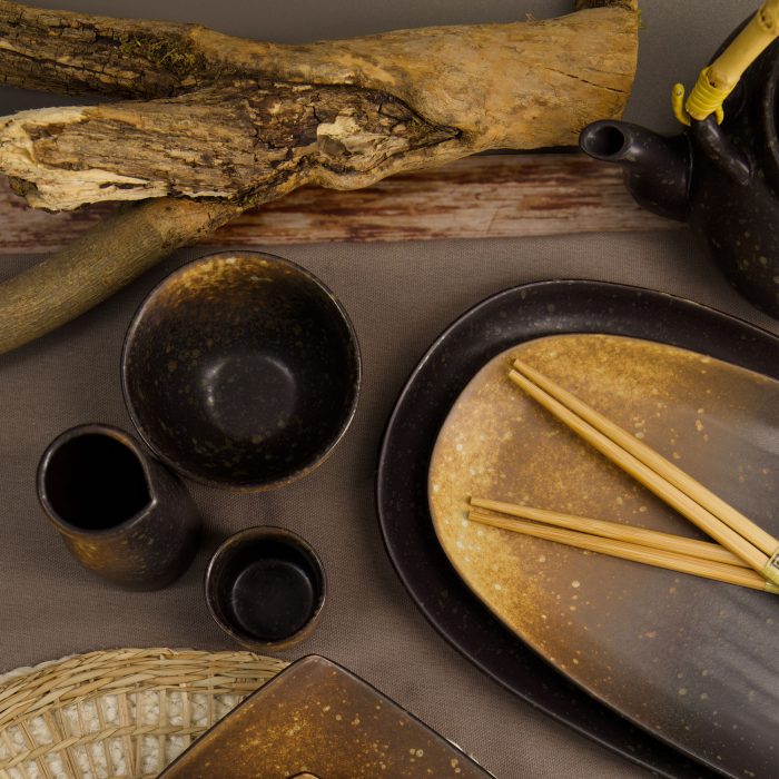 Tokyo Design Studio - Edo - Brun - Assiette Mixte - 18x30,9cm – Image 5