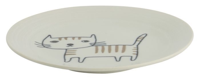Tokyo Design Studio - Neko Maruke - Cat Plate - 14.3x2cm