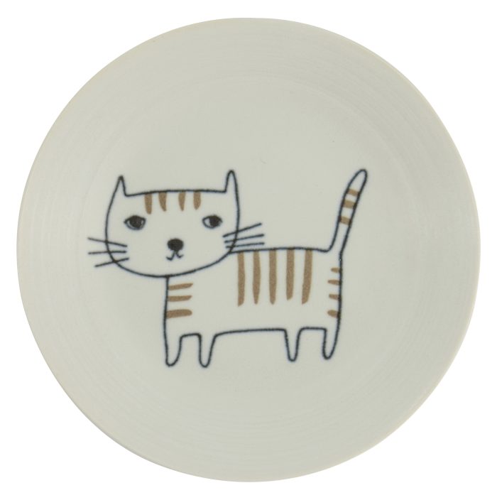 Tokyo Design Studio - Neko Maruke - Cat Plate - 14.3x2cm – Image 3