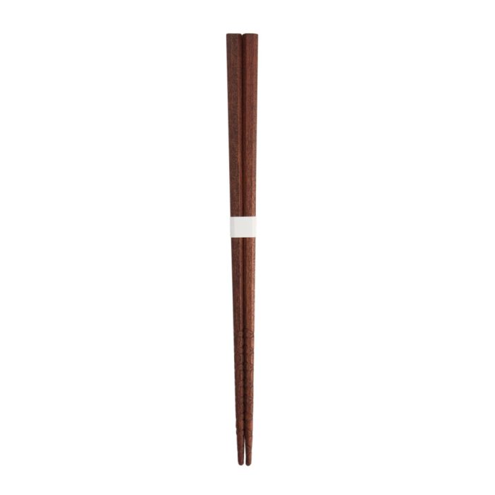 Tokyo Design Studio - Baguettes japonaises - Octogon - Ramen - Marron - 23cm – Image 2