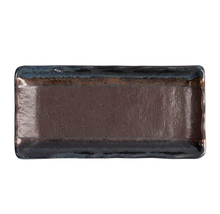 Tokyo Design Studio - Masiko Kinyo - Assiette - Noir - 19,5x9,5x2,5cm – Image 2