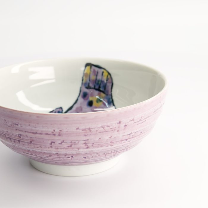 Tokyo Design Studio – Seafood - Bol - Poisson-globe - Violet - 18,5x8,2cm x 1200ml – Image 3