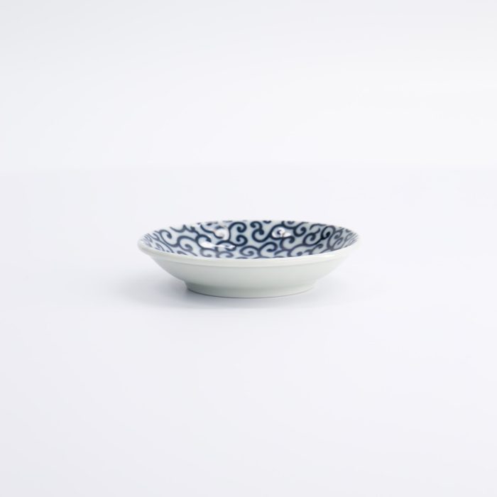 Bleu/Blanc - Bol de Sauce Soja - Karakusa - 9.2cm – Image 3