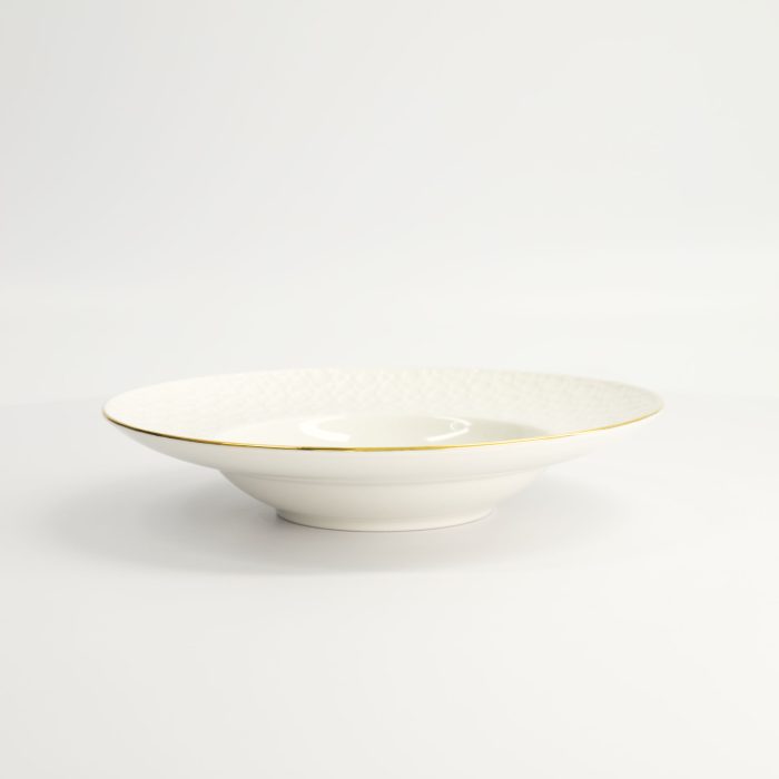 Tokyo Design Studio - Nippon White - Bord Doré - Assiette Creuse - 21 cm - 160ml – Image 3