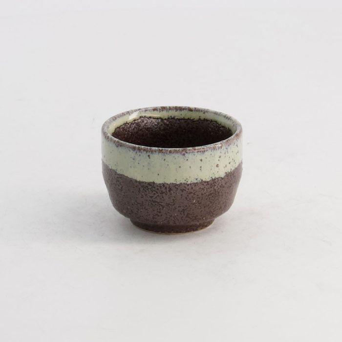 Tokyo Design Studio - Tasse à Sake - Iga-Nuriwake - Noir - 6x4cm - 160ml