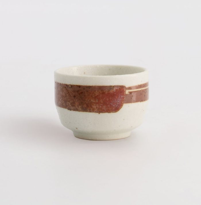 Tokyo Design Studio - Tasse à Sake - Kobiki-Nuriwake - Blanc/Marron - 6x4cm - 160ml