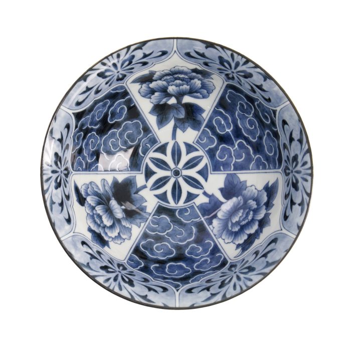 Tokyo Design Studio Mixed Bowls - Unmo Botan - 21x8,7cm 1300ml Bleu