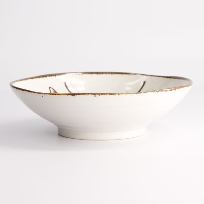 Tokyo Design Studio - Kawaii - Rabbit Usagi - Shallow Bowl - Pink - 17x4.9cmh – Image 3