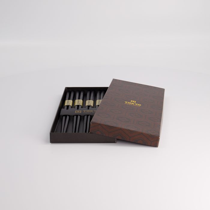 Tokyo Design Studio - Chopstick - Giftset/5 - Hexagon - Black – Image 5