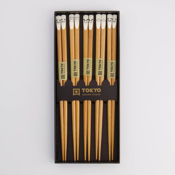 Tokyo Design Studio - Chopstick - Giftset/5 - Mix Animals – Image 4