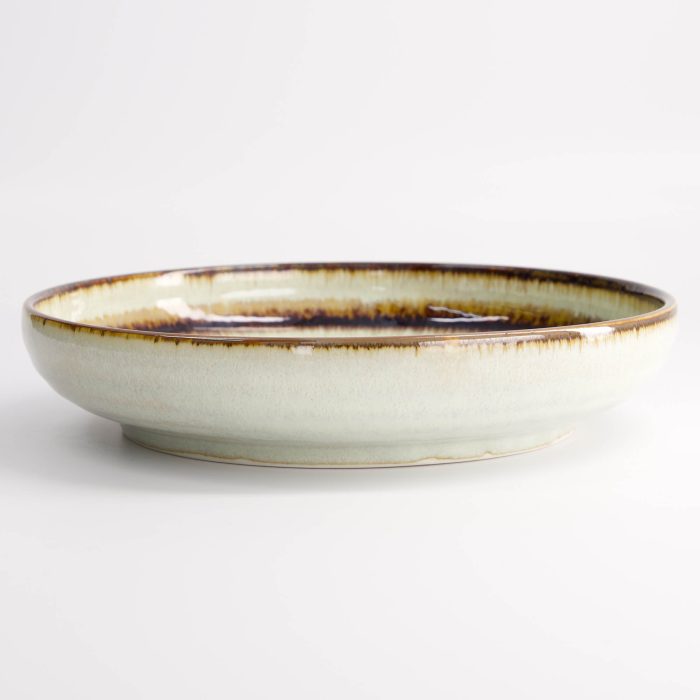 Tokyo Design Studio - Wasabi - Pasta Plate - Beige - 22x4cm – Image 3