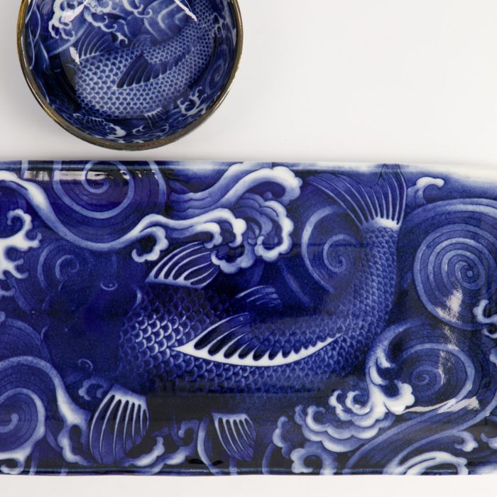 Tokyo Design Studio - Japonisme - Carpe Koi - Set de Service Sushi - 3 Pièces - 1 Personne – Image 4
