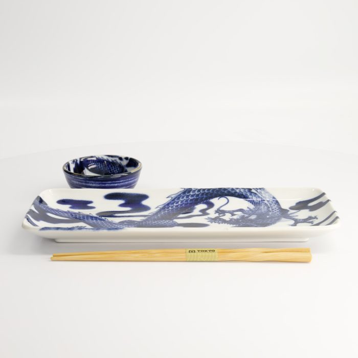 Tokyo Design Studio - Japonisme - Dragon - Service de Sushi - Set de 3 Pièces - 1 Personne – Image 3
