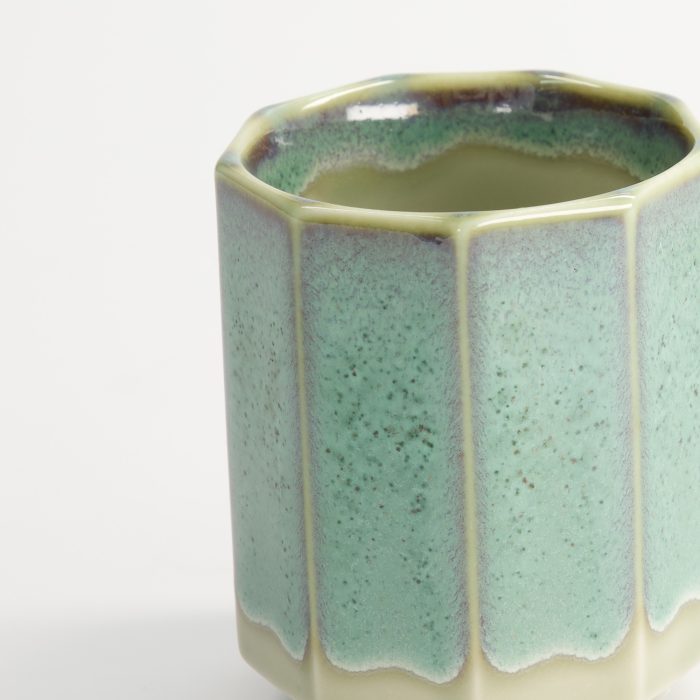 Tokyo Design Studio - Craft Teacup - Émail Blanc/Aqua - 6,5x8cm - 150ml – Image 4