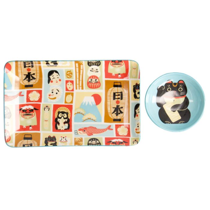Tokyo Design Studio – Kawaii – Japon - Set à sushi – 6 pièces – 2 personnes – Image 2