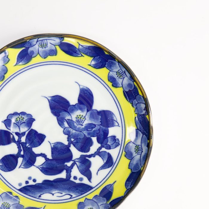 Tokyo Design Studio - Tsubaki - Assiette - Jaune/Bleu - 16,5x2cm – Image 4