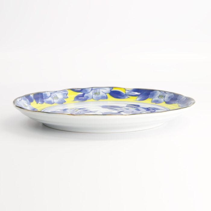 Tokyo Design Studio - Tsubaki - Assiette - Jaune/Bleu - 21,6x2,5 cm – Image 3