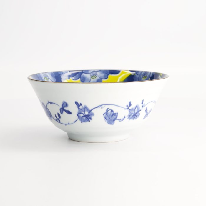 Tokyo Design Studio - Tsubaki - Tayo Bowl - Jaune/Bleu - 15.2x6.7cm – Image 3