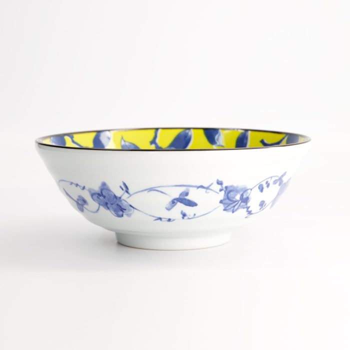 Tokyo Design Studio - Tsubaki - Ramen Bowl - Jaune/Bleu - 20,5x7,8cm - 1000ml – Image 3