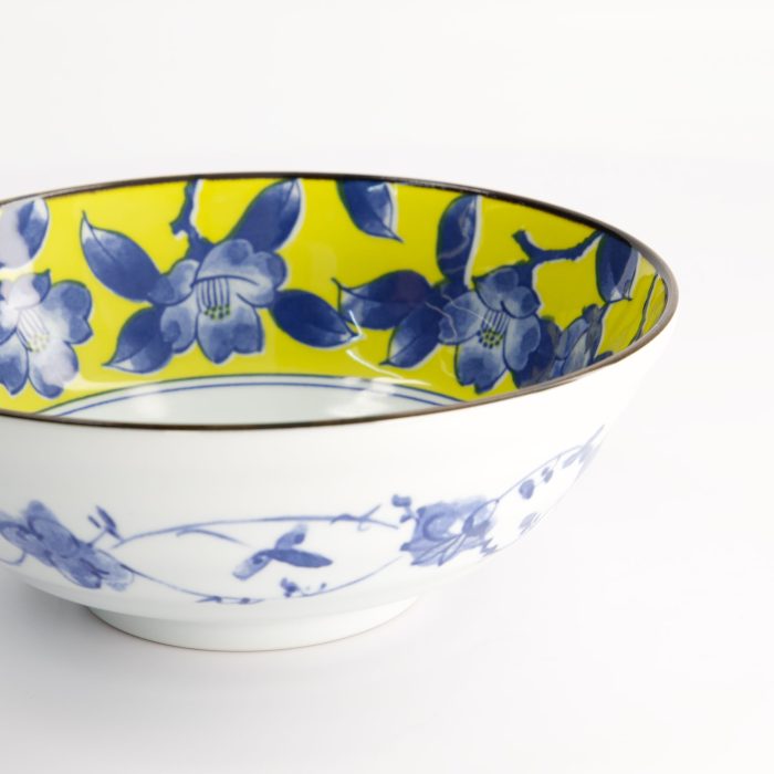 Tokyo Design Studio - Tsubaki - Ramen Bowl - Jaune/Bleu - 20,5x7,8cm - 1000ml – Image 4
