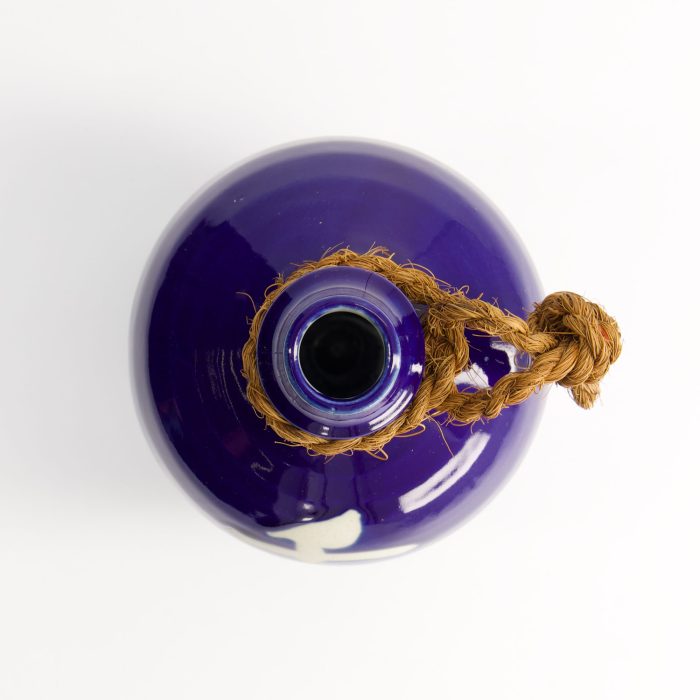 Bouteille de saké - Bleu azur - Déco - Chidori Ashi - 19,5 cm – Image 5