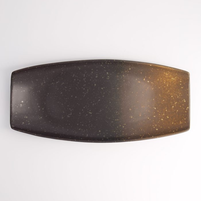 Tokyo Design Studio - Edo Brun - Assiette Rectangulaire - 16,8x36,2cm – Image 2
