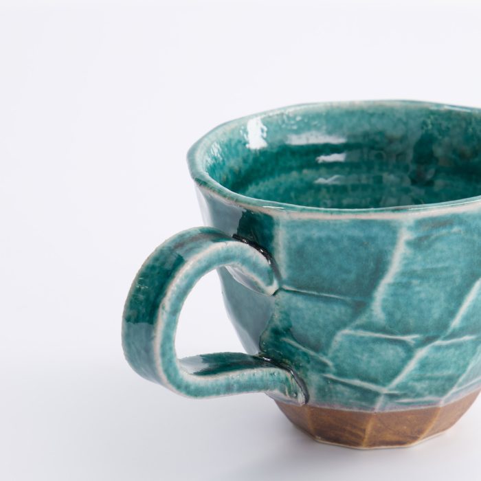 Tokyo Design Studio - Tasse Artisanale - Verte - 9.5x12.5x7.5cm – Image 3