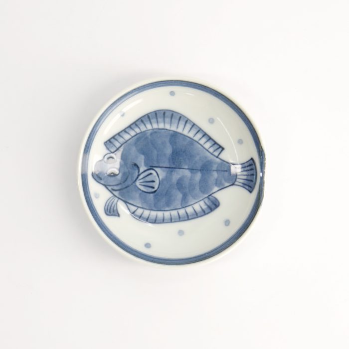Tokyo Design Studio Mini Assiette avec Support pour Baguettes - 9,4x2,3cm