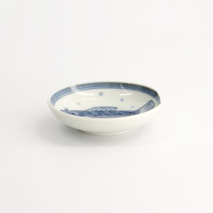 Tokyo Design Studio Mini Assiette avec Support pour Baguettes - 9,4x2,3cm Poisson-globe – Image 5
