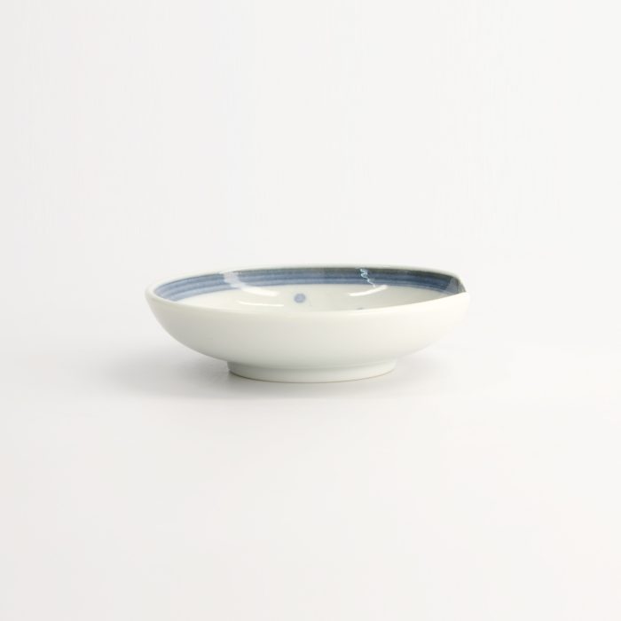 Tokyo Design Studio Mini Assiette avec Support pour Baguettes - 9,4x2,3cm Poisson-globe – Image 3