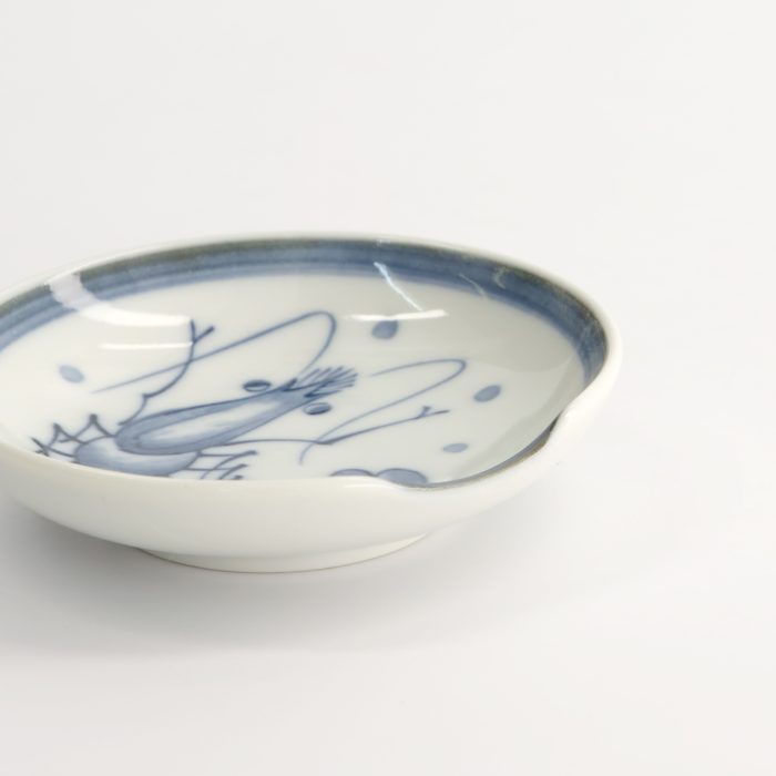 Tokyo Design Studio Mini Assiette avec Support pour Baguettes - 9,4x2,3cm - Crevette – Image 2